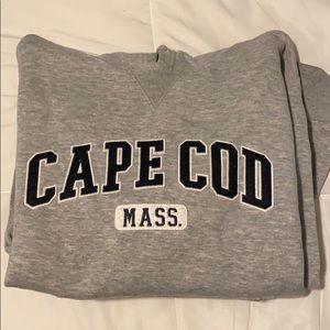 Grey cape cod hoodie